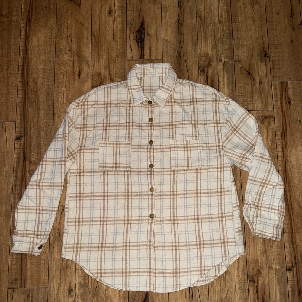 Plaid flannel jacket